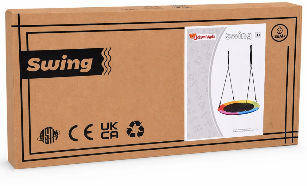 Jokomisiada Stork's Nest Swing ROUND diameter 100cm - max load 150kg SP0878