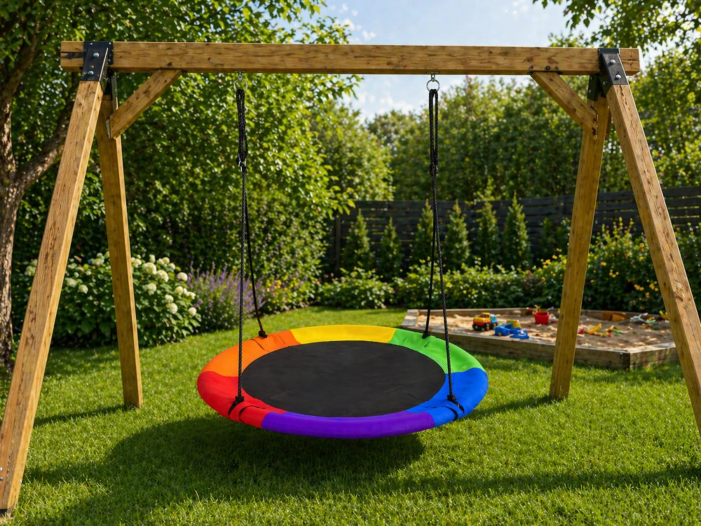 Jokomisiada Stork's Nest Swing ROUND diameter 100cm - max load 150kg SP0878