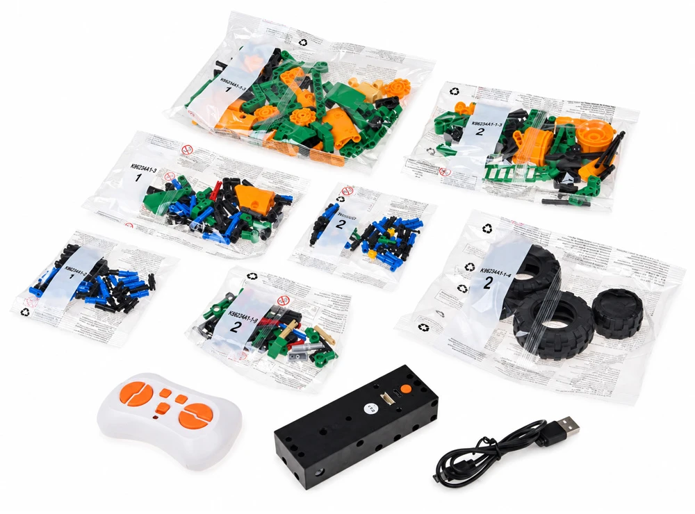 Jokomisiada Technical blocks 5 in 1 AGRICULTURAL MACHINERY remote-controlled ZA6376