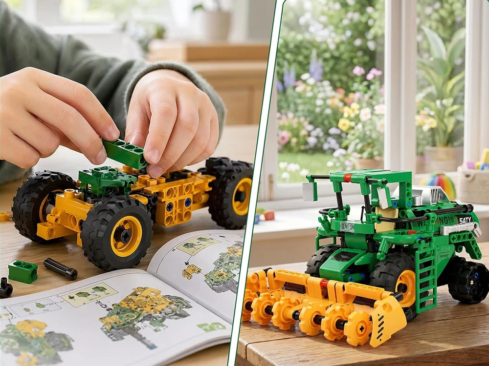 Jokomisiada Technical blocks 5 in 1 AGRICULTURAL MACHINERY remote-controlled ZA6376