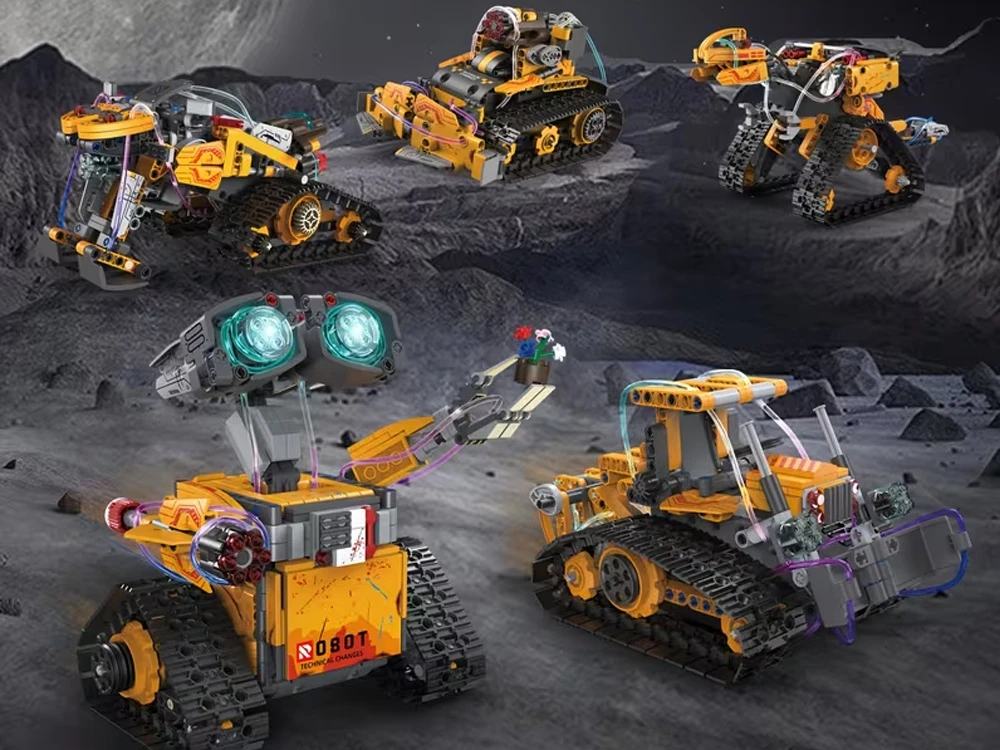 Jokomisiada Technical blocks 5 in 1 SPACE MACHINES PRO remote-controlled ZA6369