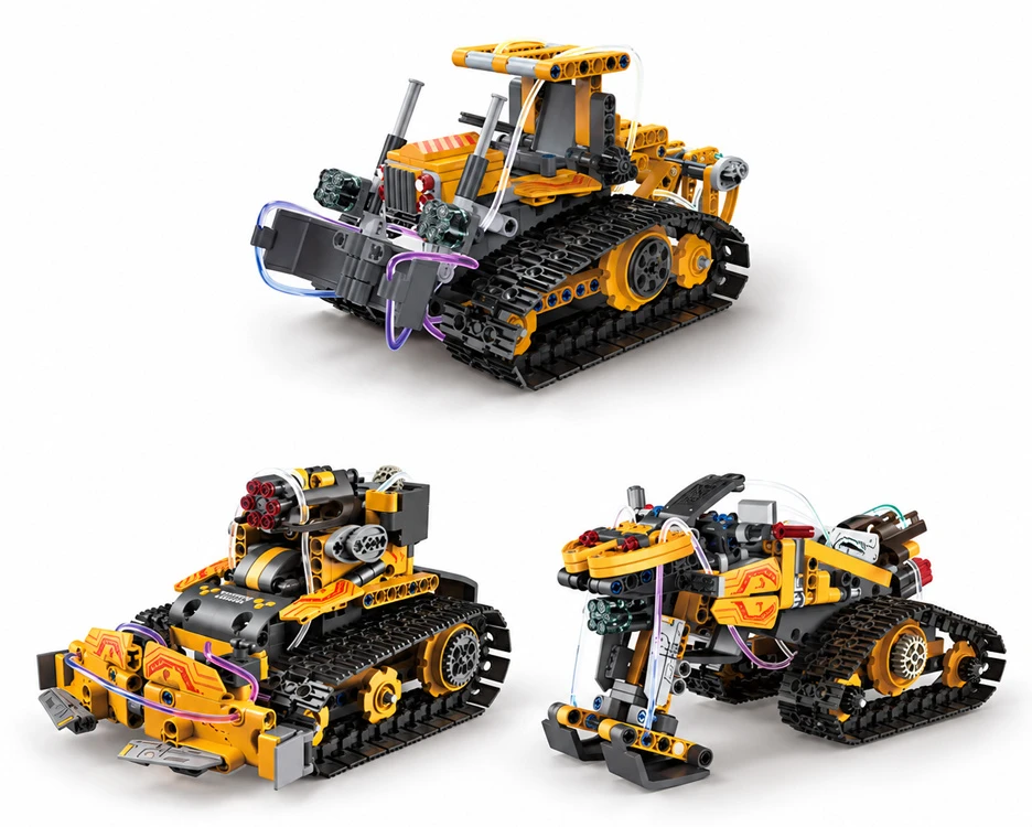 Jokomisiada Technical blocks 5 in 1 SPACE MACHINES PRO remote-controlled ZA6369