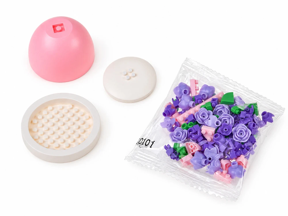 Jokomisiada Technical blocks Series: Flowers in a mini pot HORTENSJA 108pcs ZA6289 D