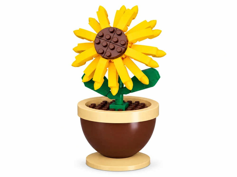 Jokomisiada Technical blocks Series: Flowers in a mini pot SUNFLOWER 88pcs ZA6289 A