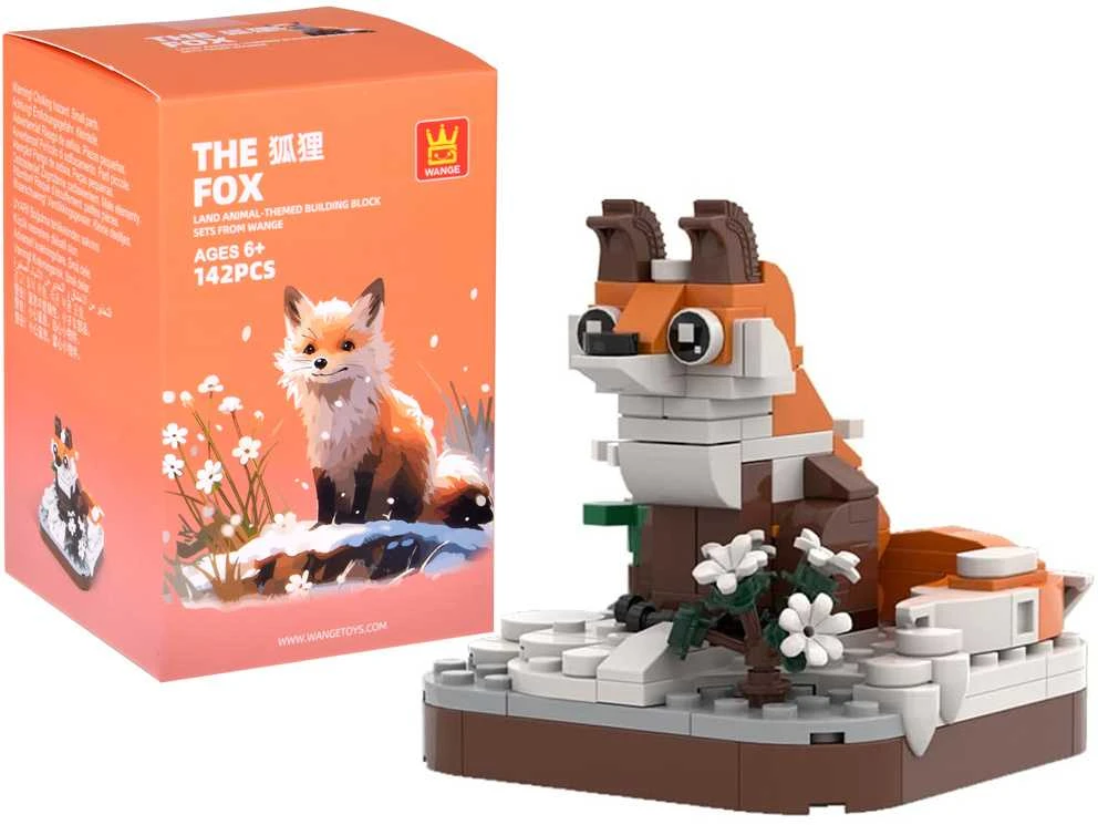 Jokomisiada Technical blocks Series: Wild land animals - over 100 pieces ZA5852