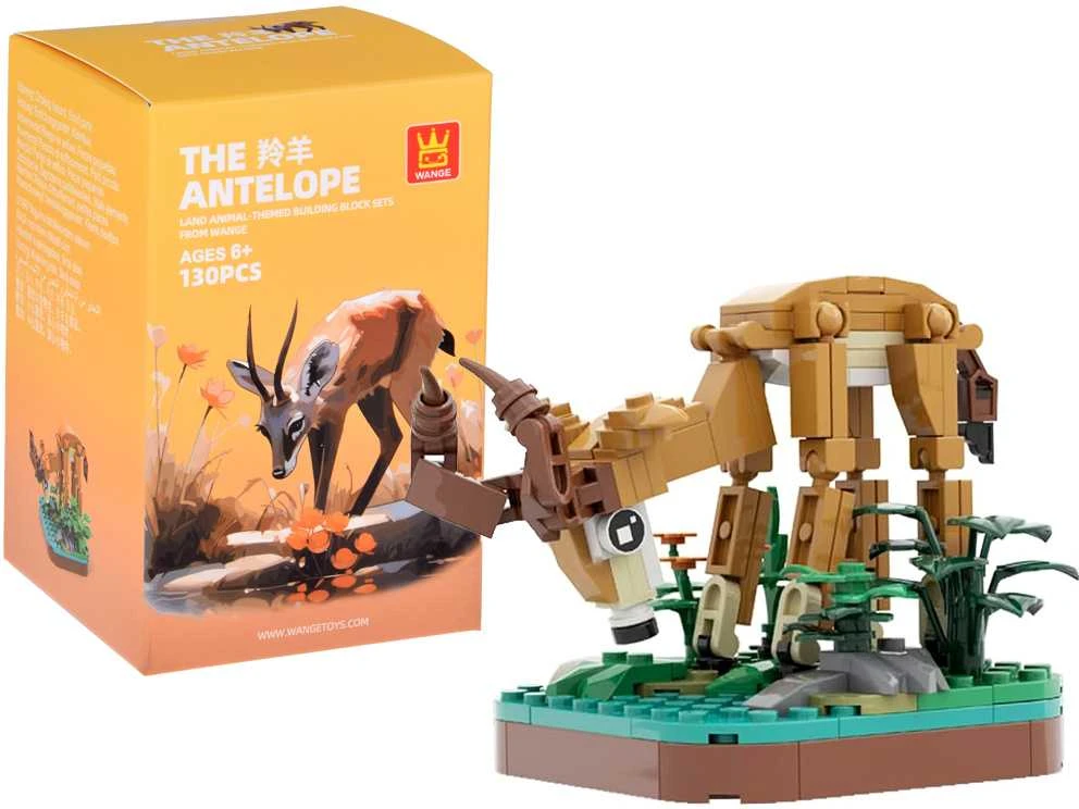 Jokomisiada Technical blocks Series: Wild land animals - over 100 pieces ZA5852