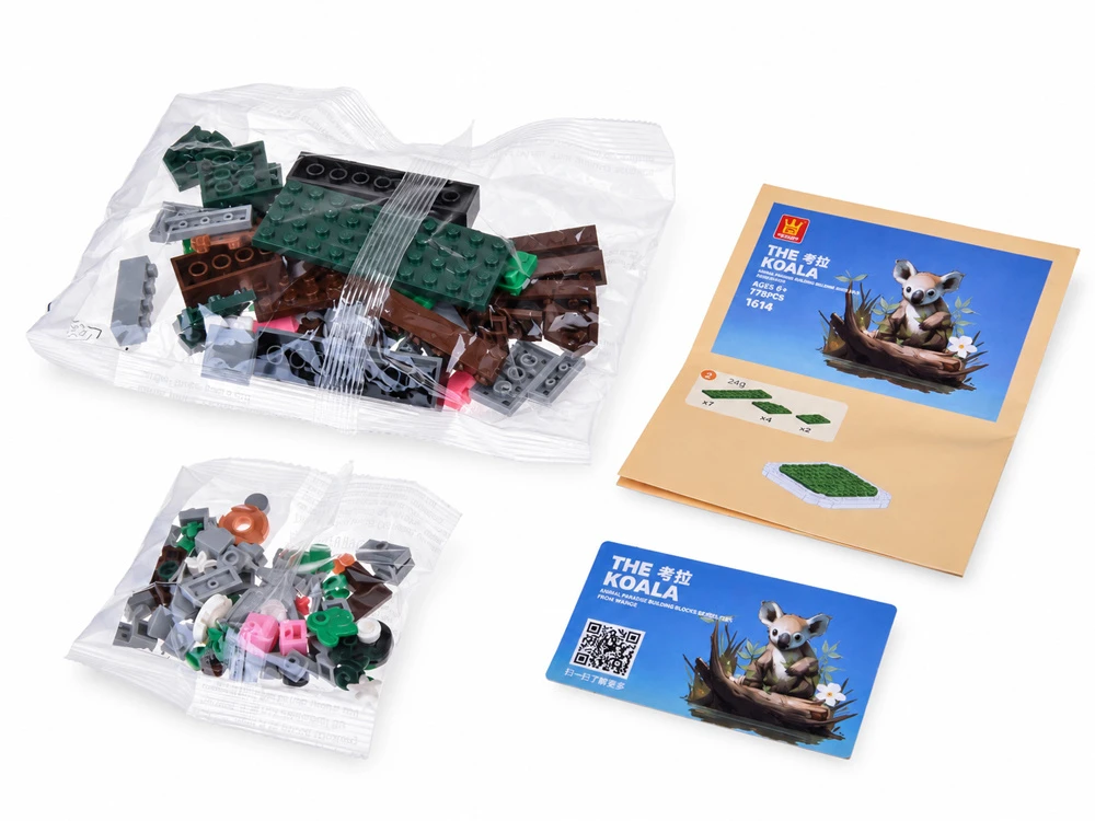 Jokomisiada Technical blocks Series: Wild land animals KOALA 117 pieces ZA5852 B