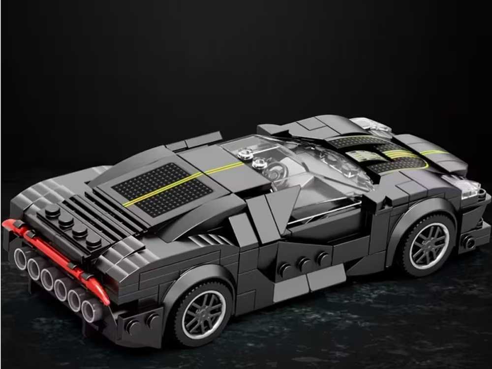 Jokomisiada Technical blocks Sports car Juodas LUXURY hypercar 298-pcs ZA5785