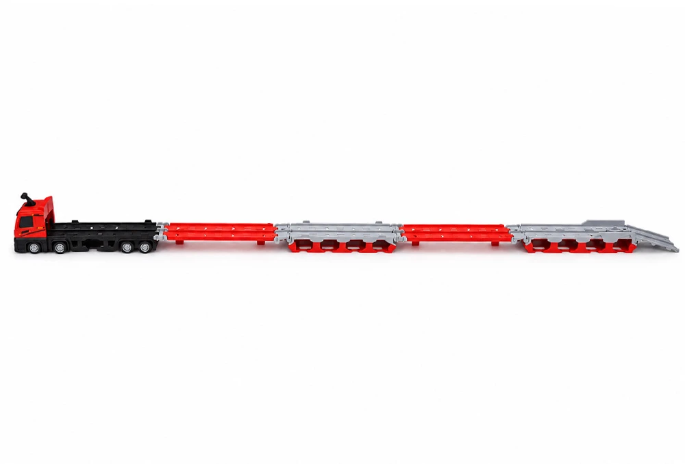 Jokomisiada TIR transporter trailer, foldable, 200 cm + 6 cars, two-level construction, ZA6587
