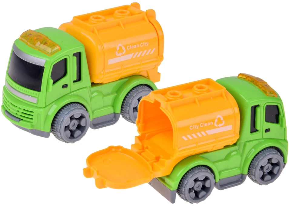 Jokomisiada Tow truck Helicopter Dump truck Concrete mixer VEHICLE SET + road accessories ZA6597