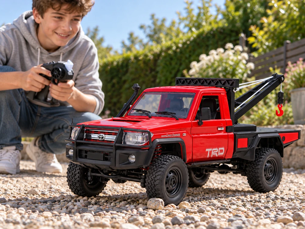 Jokomisiada Toyota Land Cruiser 1:12 4×4 Remote Control Car with Winch RC0766