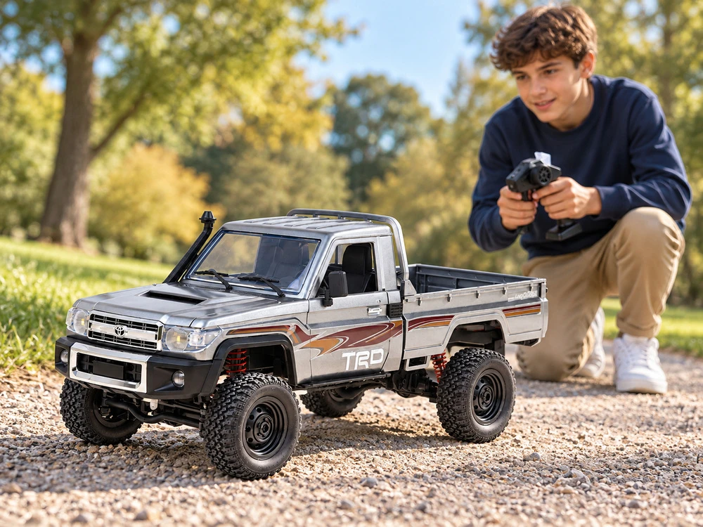 Jokomisiada Toyota Land Cruiser Pickup 4×4 Remote Control Car 1:12 Scale RC0764