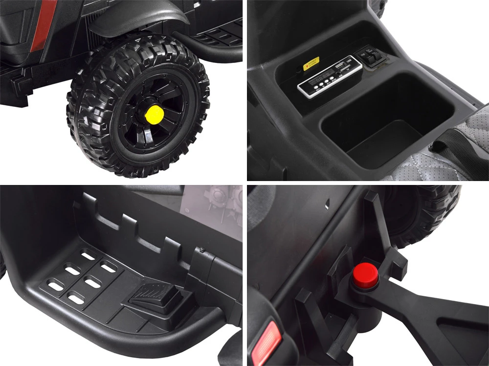 Jokomisiada Tractor for a battery for children + trailer PA0240