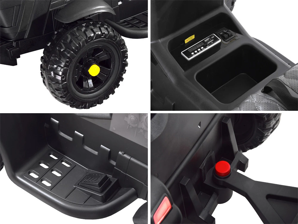 Jokomisiada Tractor for a battery for children + trailer PA0240