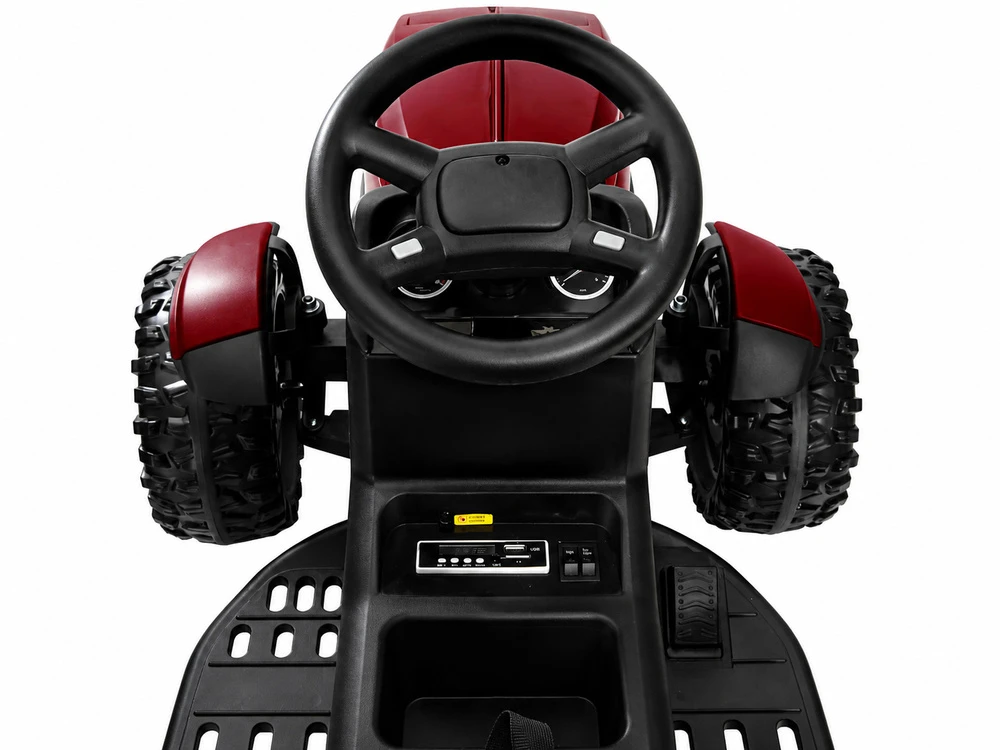 Jokomisiada Tractor for a battery for children + trailer PA0240