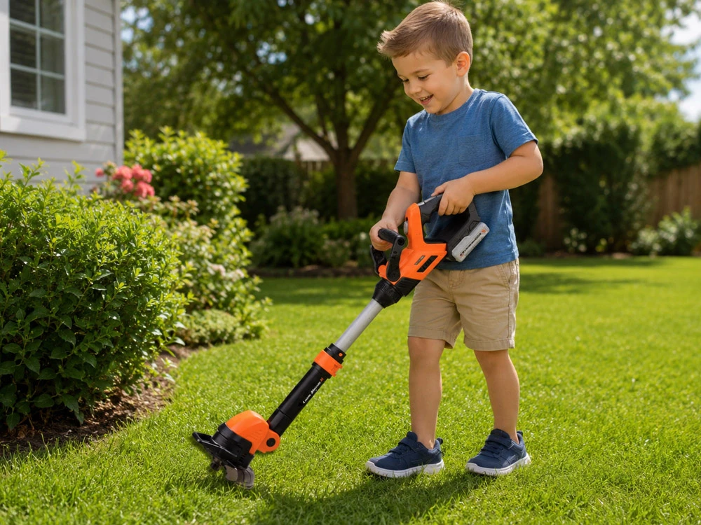 Jokomisiada Trimmer - interactive hand lawnmower for children ZA6153