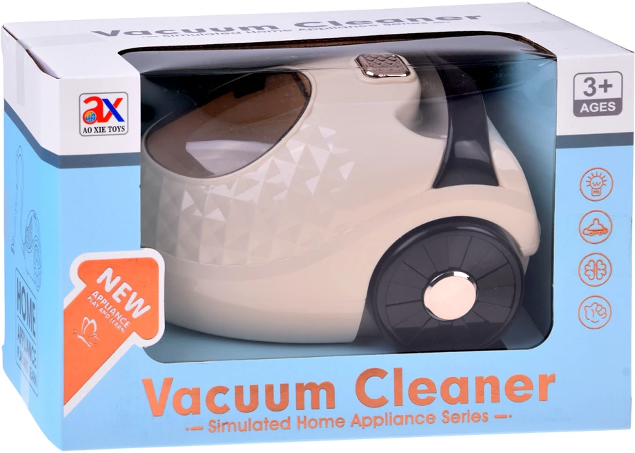 Jokomisiada VACUUM CLEANER with tube for children Series: Small household appliances - hums and moves the balls ZA6213