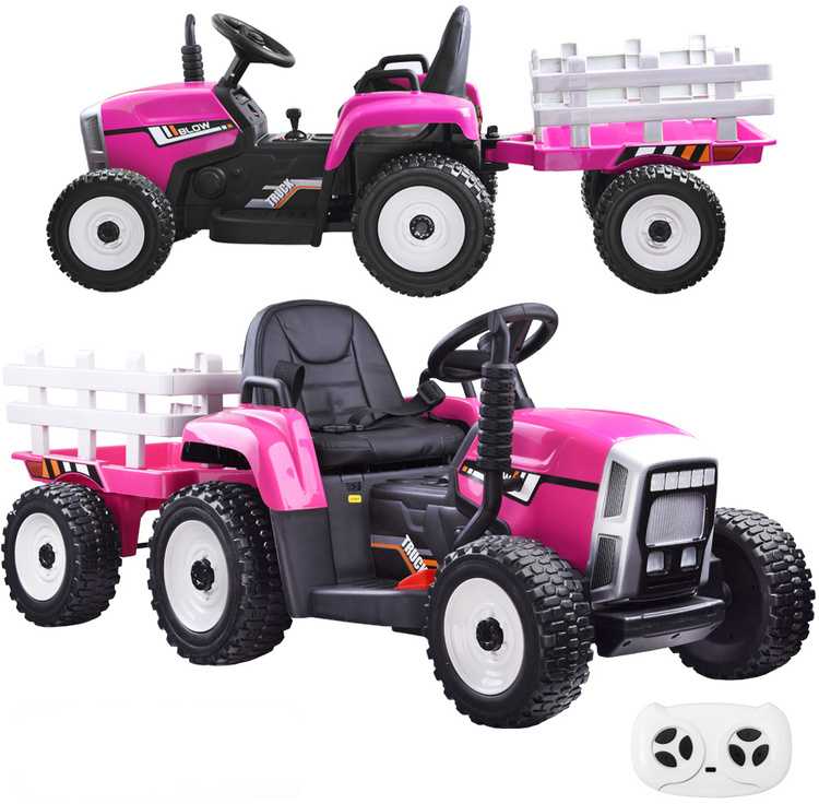 Import Super Toys Jokomisiada Vilkikas su priekaba akumuliatoriui + PA0242 nuotolinio valdymo pultas