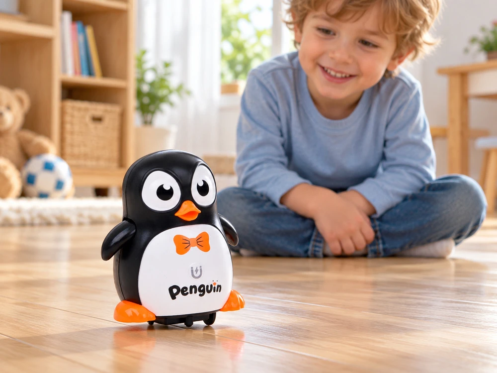 Jokomisiada Vaikštantis PENGUIN – magnetinis sujungimas su kitais + melodija ZA6262 CY