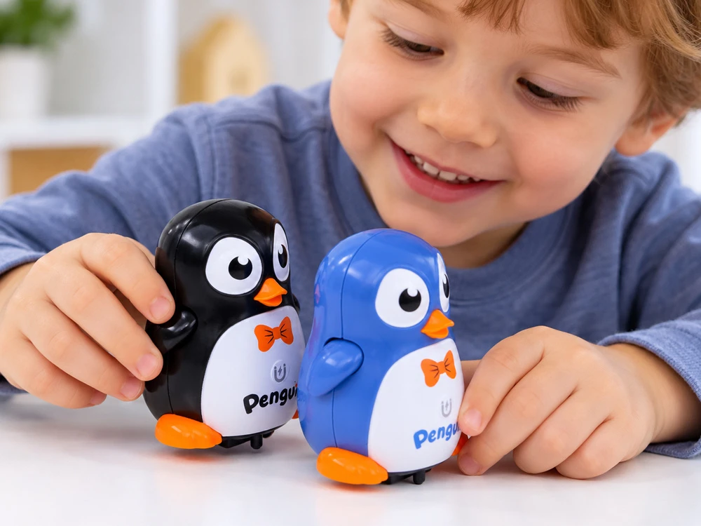 Jokomisiada Vaikštantis PENGUIN – magnetinis sujungimas su kitais + melodija ZA6262 CY
