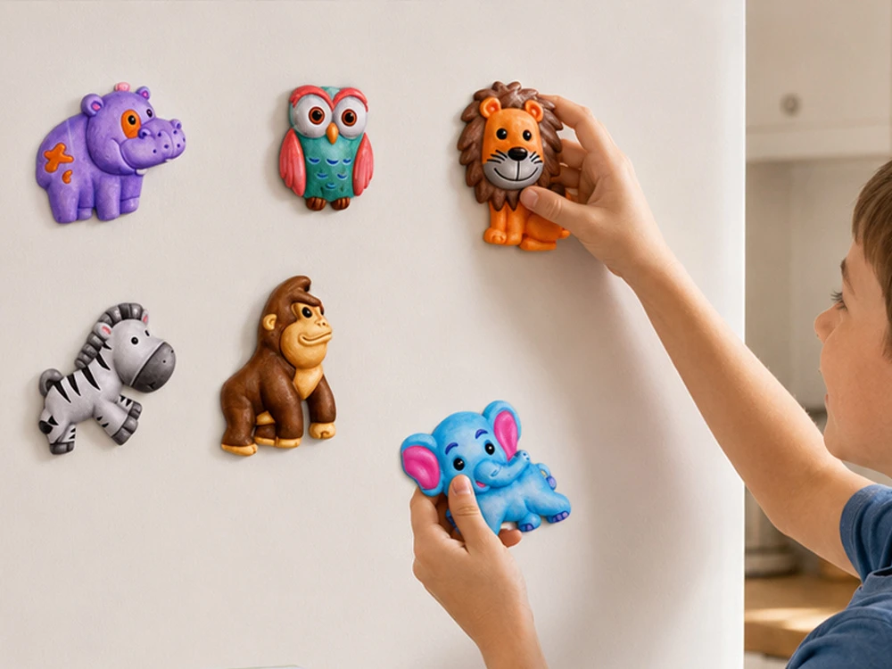 Jokomisiada WILD ANIMALS DIY Magnet Making Kit ZA6407