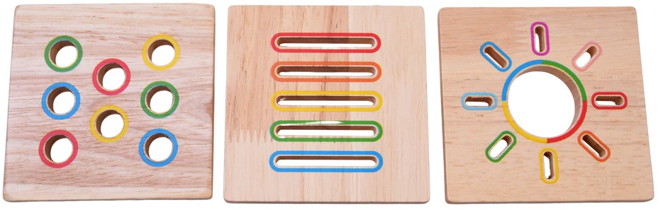 Jokomisiada Wooden 5-in-1 arcade game – tower, balls, sticks, worms ZA6569