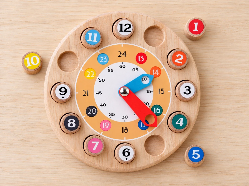 Jokomisiada Medinis lavinamasis LAIKRODIS 2 viename matematikos užduotys – MATHEMATICS ZA6240