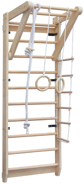 Jokomisiada Wooden playground for HOME - climbing frame + hanging elements SP0873