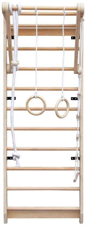 Jokomisiada Wooden playground for HOME - climbing frame + hanging elements SP0873