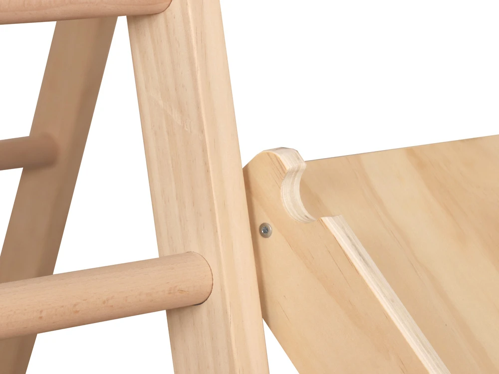Jokomisiada Wooden playground HOME 6 in 1 Slide Ladders Wall SP0875