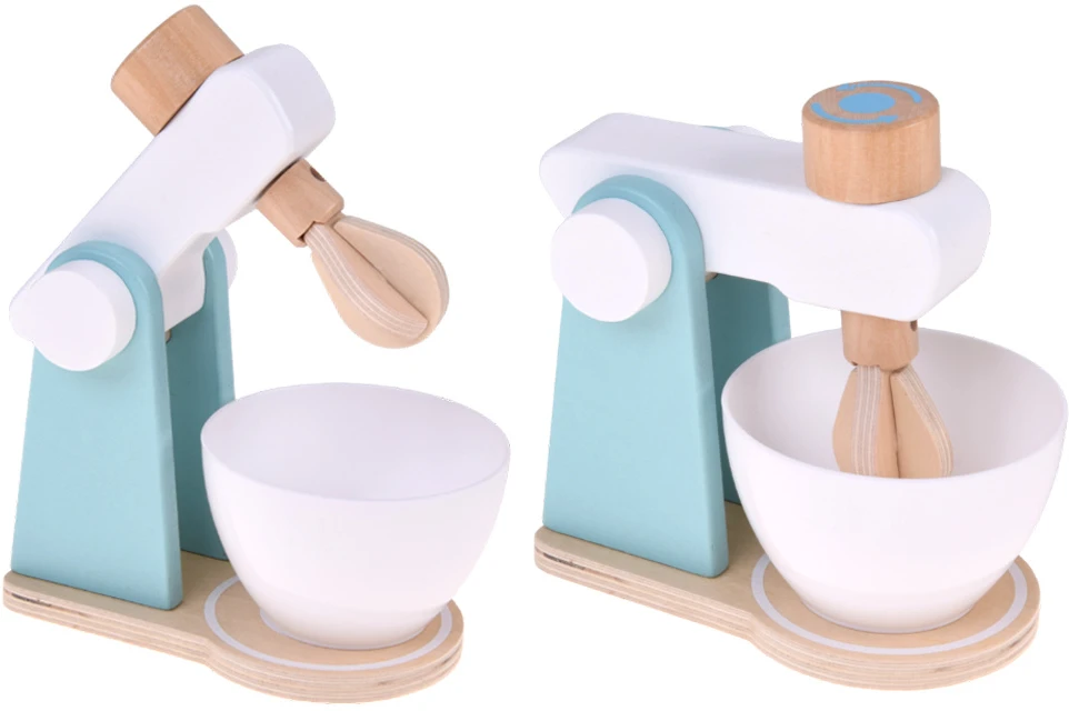 Jokomisiada Wooden set - toaster, kavos virimo aparatas, mixer + accessories Small household appliances ZA5929