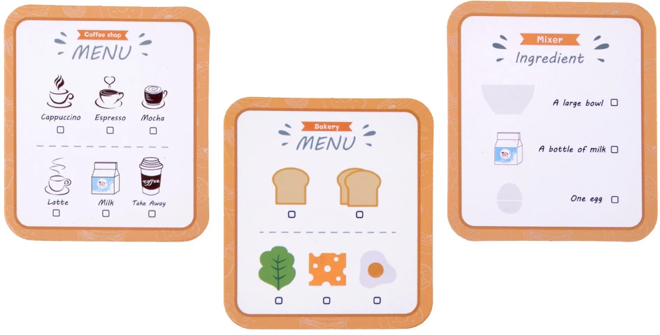 Jokomisiada Wooden set - toaster, kavos virimo aparatas, mixer + accessories Small household appliances ZA5929
