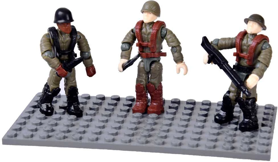 Jokomisiada WWII soldier figures, modelis to assemble, 28 pieces, ZA5723