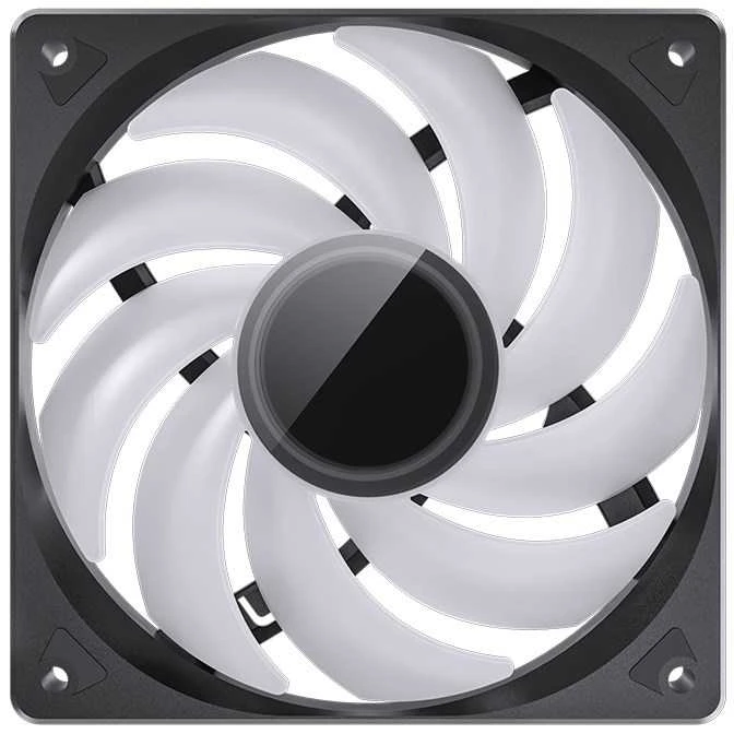 Jonsbo CR-3000 procesoriaus aušintuvas Dual Tower, ARGB – 2x 120 mm, juodos spalvos