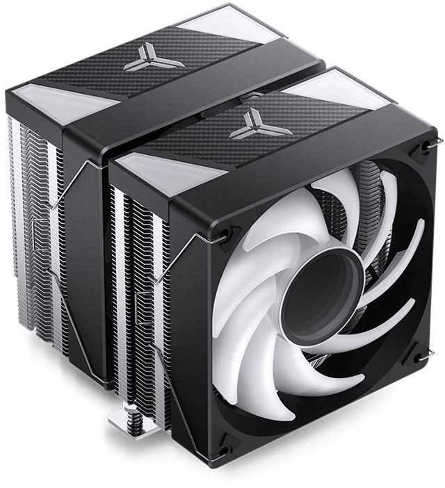 Jonsbo CR-3000 procesoriaus aušintuvas Dual Tower, ARGB – 2x 120 mm, juodos spalvos