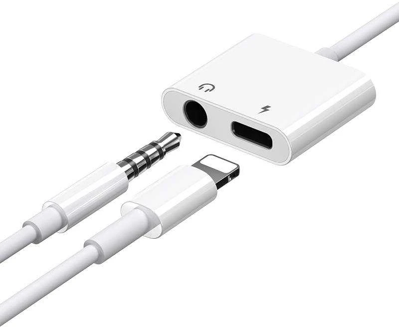 Garso adapteris 3.5 mm Joyroom S-Y104 (baltas)
