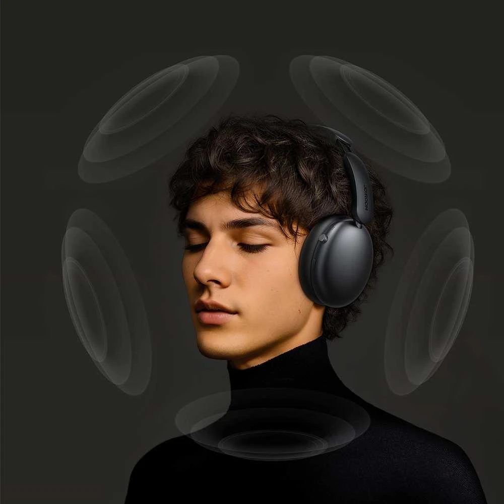 Joyroom J-Head Series JR-JH1 belaidės ausinės su ANC Bluetooth – juodos spalvos