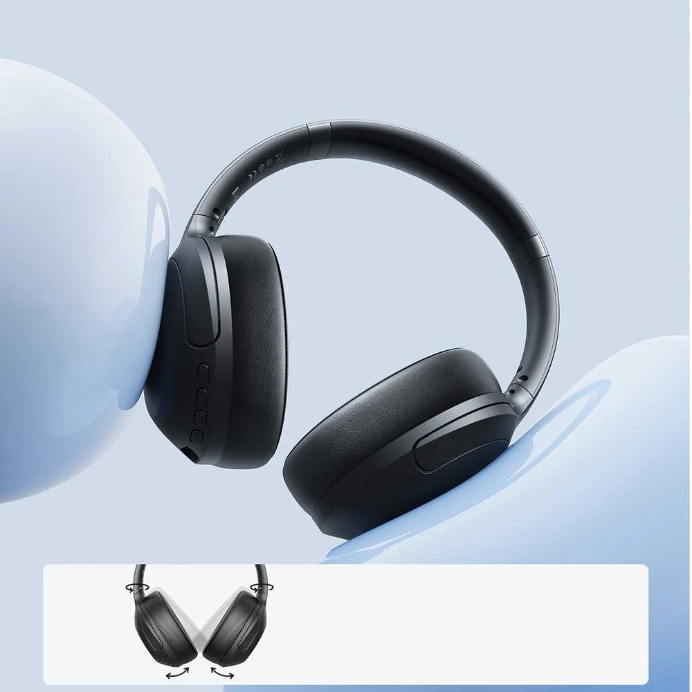 Belaidės ausinės Joyroom JR-JH2 Hybrid ANC juodos