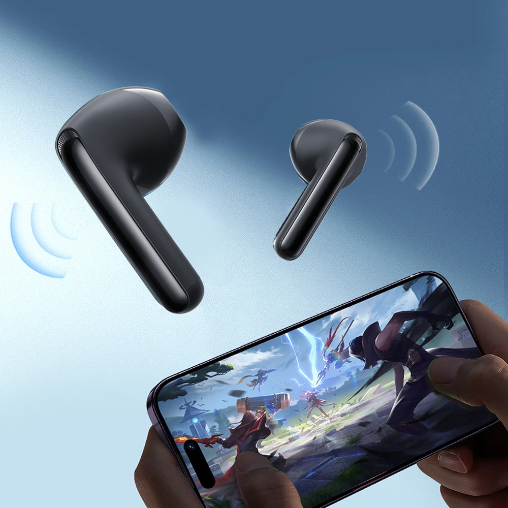 Joyroom JR-FB1 Funpods Bluetooth 6.0 In-Ear TWS Belaidės Ausinės with AI Functions - Juodas