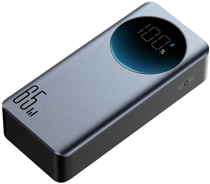 Joyroom JR-PBF05 Pro 30000mAh 65W Powerbank with Digital Ekranas 2x USB-C 1x USB-A - Juodas