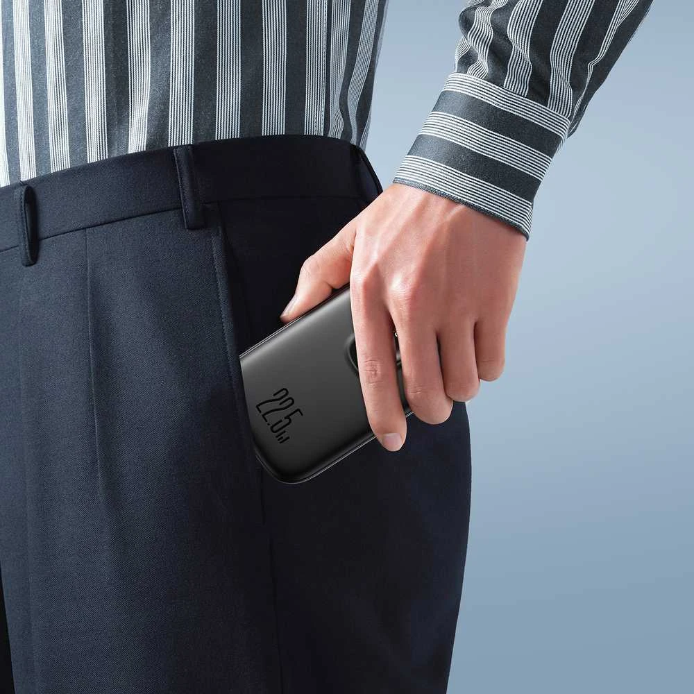 Išorinė baterija Power Bank Joyroom JR-PBF17 22.5W with USB-C cable 10000mAh juoda