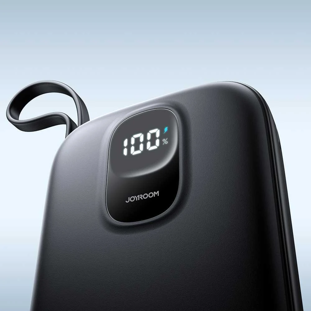 Išorinė baterija Power Bank Joyroom JR-PBF17 22.5W with USB-C cable 10000mAh juoda