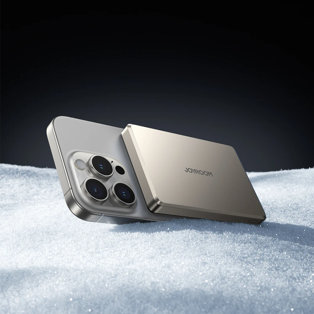 Išorinė baterija Power Bank Joyroom JR-PBM08 Pro 22.5W MagSafe 10000mAh Natural Titanium