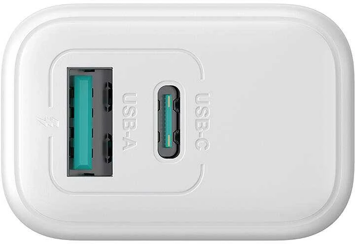 Įkroviklis Joyroom JR-TCF21 20W USB-C/USB-A baltas