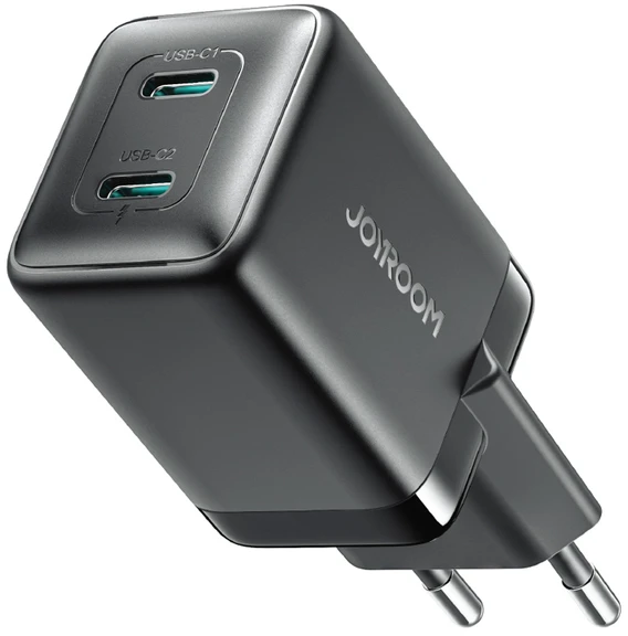 Laidinis įkroviklis Joyroom JR-TCG17 45W 2 x USB-C (EU kištukas) – juodos spalvos