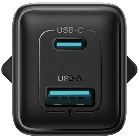Joyroom JR-TG8 GaN 45W USB-C + USB-A Wall Charger - Juodas