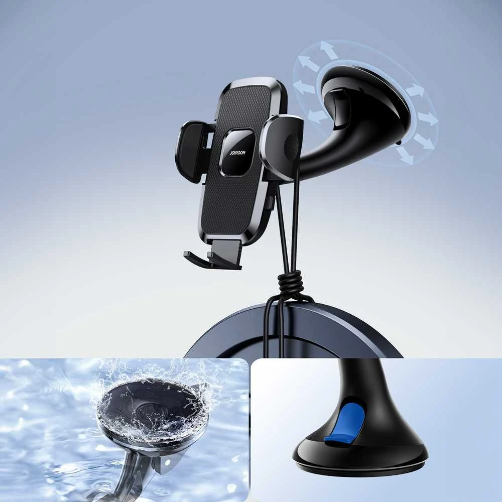 Automobilinis telefono laikiklis Joyroom JR-ZS259 (windshield) juodas