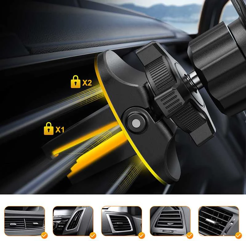 Joyroom JR-ZS311 magnetinis orlaidės automobilio laikiklis (pilkas)