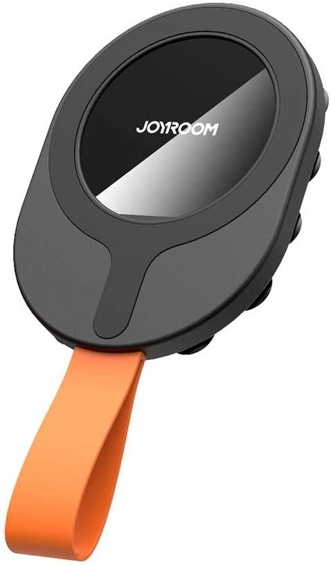 Laikiklis Joyroom JR-ZS393-S magnetyczny su przyssawkami na telefon 4.7-7" - juoda-oranžinė