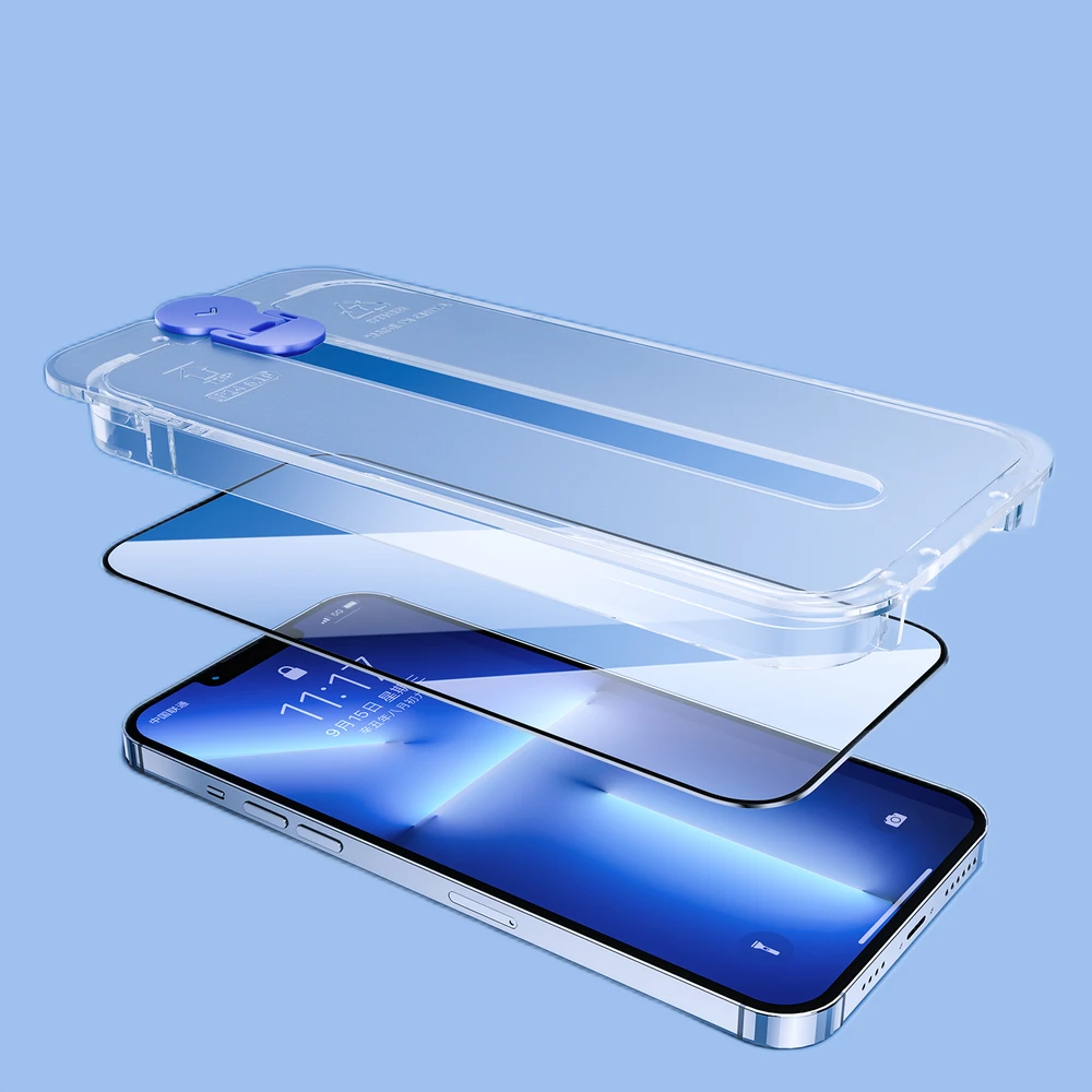 Joyroom Easy Fit JR-H11 viso ekrano grūdintas stiklas, skirtas Apple iPhone 14 Plus 6.7"